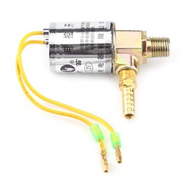 Regun Car Air Horn Electromagnetic Valve, 12 V 1/4 Inch Metal Airhorn Signal Horn Electric Solenoid Valve Air Ride Systems Air Horn Valve for Car Train Truck