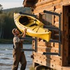 FitiRoker Heavy-Duty Kayak Wall Rack – Multi-Level Adjustable Storage for