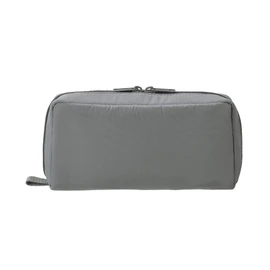 MUJI 44303795 Polyester Gadget Pouch, Approx. Width 7.9 x Height 3.5 x Depth 2.4 inches (20 x 9 x 6 cm), Gray
