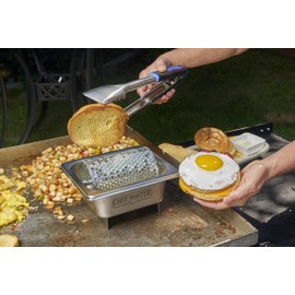 Butter Spreader Wheel, Griddle Butter Roller Saver That Can Hold 3 Sticks of Butters, Stainless Steel Butters Spreader for Breakfast, Tailgating, Picnics, Camping, Griddle Tools by Chef Master - 90244