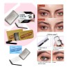 2 Piezas Cera Para Cejas Jabón Fijador Traslucido