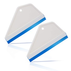 EHDIS Small Squeegee Window Tint Squeegee Silicone Squeegee Wiper Blade for Car Window Glass Mirror Cleaning Wash Cleaner Wiper - 2 PCS
