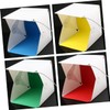 FELTECHELECTR Mini Photo Light Box 20cm Portable 4 Backdrops for