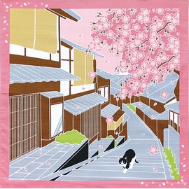 Yamako 88588 Small Furoshiki Cherry Blossom 50 x 50 cm