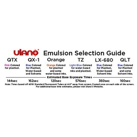 Ulano Orange Pure Photopolymer Screen Printing Emulsion (Quart)