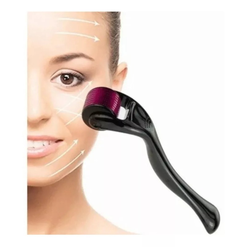 Jim Tej Derma Roller Facial Regenera Colageno Rodillo Antiedad