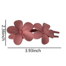 Duck Billed Hair Clips Flower Alligator Hair Clips for Women Girls Large Hair Barrettes for Long Hair Flat Hair Grips for Thick Hair Pins Clamps 3 Pcs