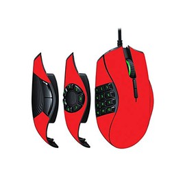 MightySkins Skin Compatible with Razer Naga Trinity - Solid Red | Protective, Durable, and Unique Vinyl Decal wrap Cover | Easy to Apply, Remove, and Change Styles | Made in The USA