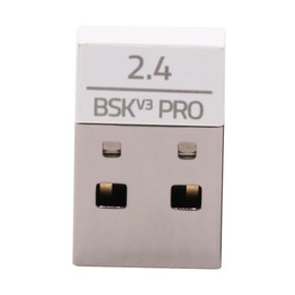 BestParts Adaptador de receptor de mouse de señal USB Dongle de repuesto para Razer Basilisk V3 PRO Hyperspeed Wireless Gaming Mouse (blanco)