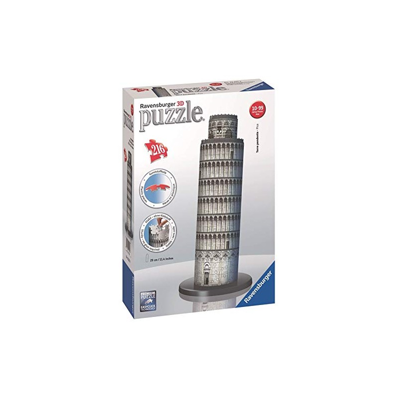 Ravensburger Leaning Tower of Pisa Building 3D Puzzle (216 Pieces)