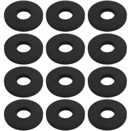 SG Store 100pcs EPDM Rubber Washers Sealing Washers for O Rings Plumbing Washers Tap Washers 16mm OD x 6mm ID x 2.5mm Thickness