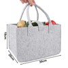 ASelected Pack of 3 Felt Shopping Basket Small 30 x