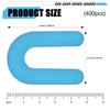 200 Horseshoe Tile Spacers, 1/16-Inch U-Shaped Plastic Spacers for Tile