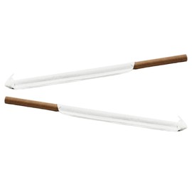 Wrapped Kraft Paper Smoothie Straws 0.3 Inch Wide, Biodegradable Brown Jumbo Durable Drinking Straws, Smoothies, Bubble Tea, Boba, Meal Prep, Milk Shakes, Bulk (300 - Pack)