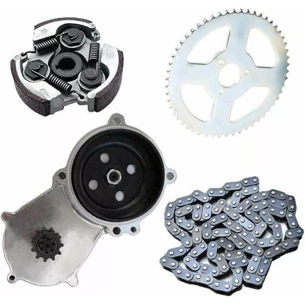 Unbranded 49cc 2 Stroke Transmission Gearbox +T8F Chain +Sprocket for
