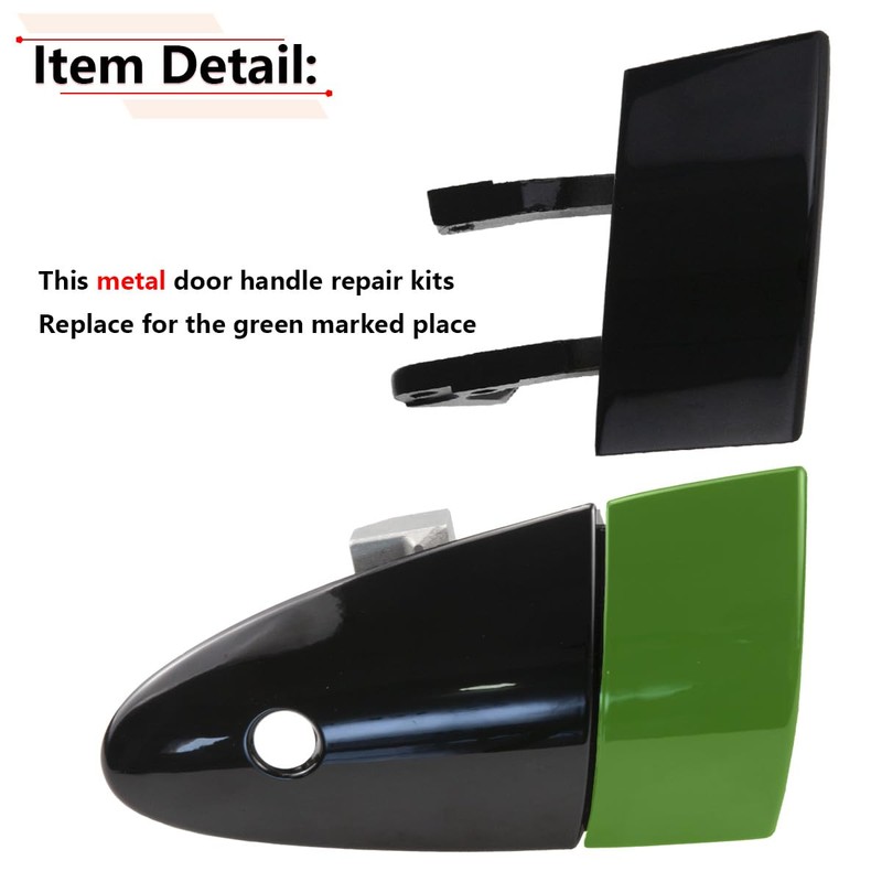 RLB-HILON Metal Left Door Handle Repair Kits Compatible with Honda