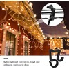 SHATCHI 24Pcs Black Gutter Hooks for Outdoor Hanging Christmas Icicle