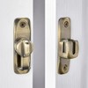 INIRET Barn Door Latches,Bronze 90/180 Degree Gate Lock,Zinc Alloy Right