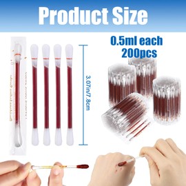 Iodine Swabs, 200 Pcs Disposable Iodine Swabs, Iodine Swabs Individually Wrapped for Nose Care, Disinfection Wound, Outdoor Medical Supplies