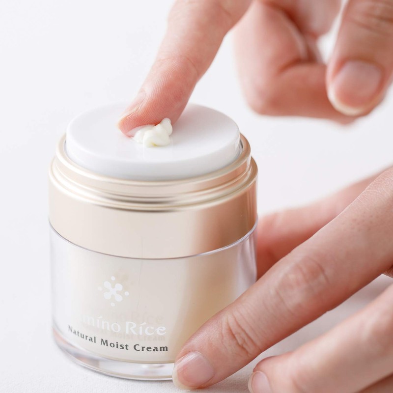 Aminorise Natural Moist Cream, 1.1 oz (30 g), Additive-Free, Moisturizing