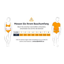BeFit24 - Nierenwärmer für Herren und Damen (Schwarze Edition) - Nierengurt als Schutz vor Fahrtwind - Rückenwärmer mit Massage-Effekt und wohlige Wärme für den Rücken - Größe 7