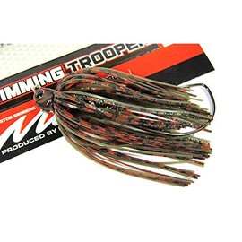 エバーグリーン(EVERGREEN) ラバージグ スイミングトゥルーパー 1/4oz オリーブクロー #28 ルアー