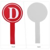 VILLCASE Answer Paddle, Dry Erase Scoreboard ABCD Board Single Paddles