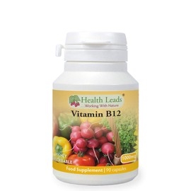 Vitamin B12 Methylcobalamin 1000mcg 90 Capsules, Magnesium Stearate Free & No Nasties, B12 contributes to The Reduction of Tiredness and Fatigue, Normal Function of The Immune System, Made in Wales