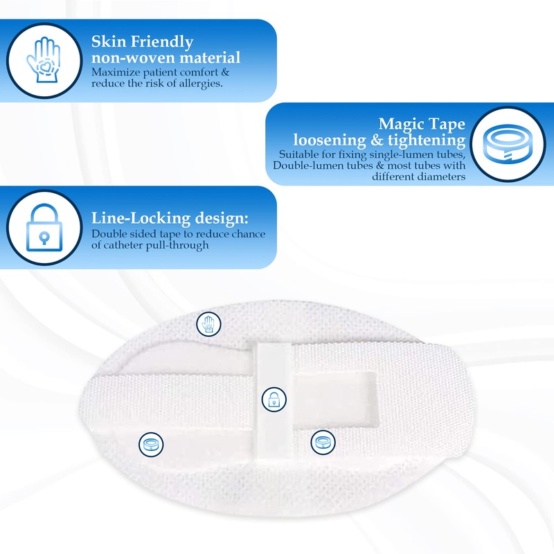 Foley Catheter Stabilization Device, Urinary Leg Bag Holder, Pack of