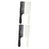 Baluue 4pcs Curved Barber Clipper Comb Professional Hair Cutting Comb