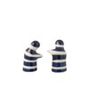 Salt & Pepper Granada Stripes Ceramic White/Cobalto Blue