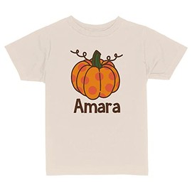 Pumpkin Amara Toddler Kids T-Shirt 2T Natural