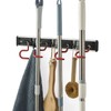 QBOSO Wall Mounted Mop and Broom Holder Stainless Steel S
