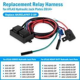Replacement Relay Harness for Atlas Hydraulic Jack Plates 2014+, Replace AHJRELAYKIT-2-DP