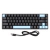 Gaming Keyboard USB 68 Keys Blue Switch N Key Rollover