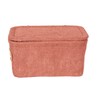 WENKO Anela Bathroom Basket with Lid Dusky Pink