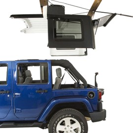 Broaddict Hard Top Removal Lift fit for Jeep Wrangler Ford Bronco Hardtop Hoist fit for Jeep JK JL Models Supports 8-16 ft. Ceiling 6 T Knobs
