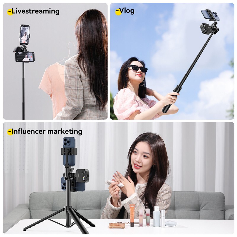 Universal Ulanzi MT-70 Portable Selfie Stick Tripod with Remote for