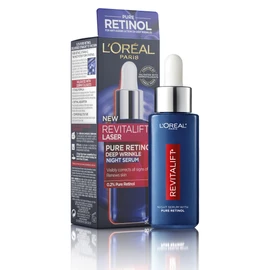 L’Oréal Paris, Night Serum, Hydrates and Renews Skin, Revitalift Laser Pure Retinol, 30 ml