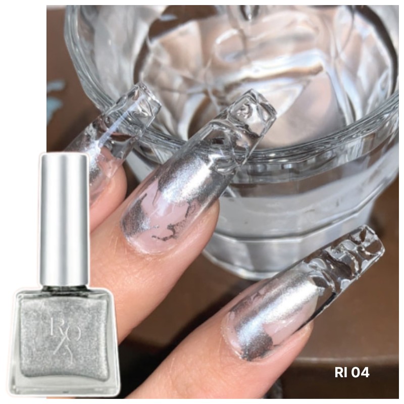 ROZYHIP Siver Collection Metallic Style Gel Nail 10ml, Color:RM01