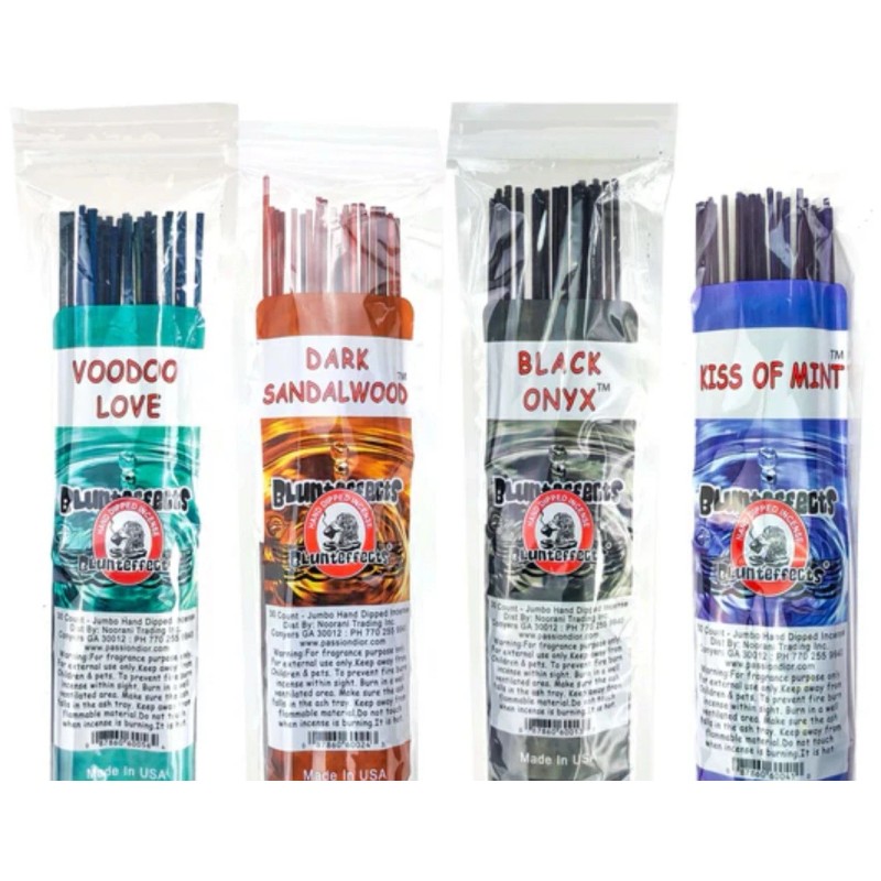 BluntEffects Long JUMBO Incense Sticks Air Freshener 19" 30ct Hand