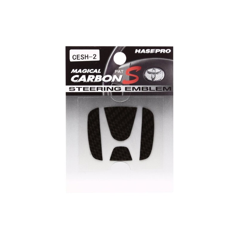 Hasepro (hase・puro) mazikaruka-bon [Steering Emblem] (Black) Honda Odyssey/N – Box/CR