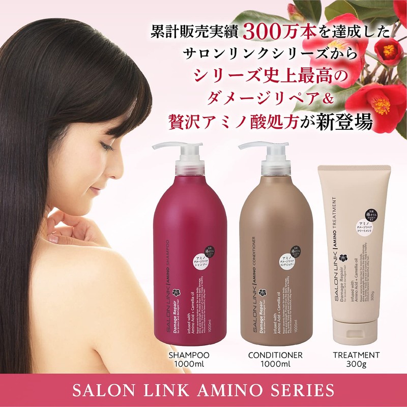 Salon Link Amino Damage Repair Camellia Treatment 10.6 oz (300