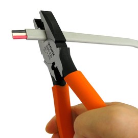 Fujiya 3300-225 Electrician's Pliers (Simple Crimping Included) 8.9 inches (225 mm) Blade with Mirror Finish, Sharpness