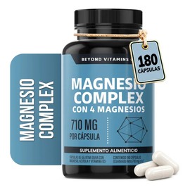 Beyond Vitamins  Magnesio Complex citrato De Magnesio Polvo, Glicinato De Magnesio, Gluconato De Magnesio Y Óxido De Magnesio  Vitaminas Mujer