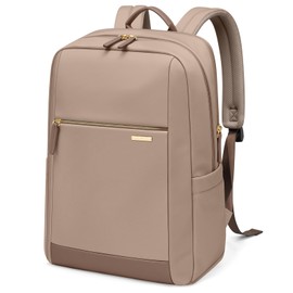 GOLF QUALITY Laptop Backpack for Women - Business Travel Anti Theft Laptop Bag Backpack Water Resistant College Computer Backpacks for Men Women Fits 15.6 Inch Notebook (Brown)