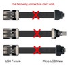 chenyang Micro USB 2.0 Male 90 Degree Down Angled Flat
