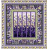 Michael Miller - Wisteria Lane - Trellis - Grape, Fabric