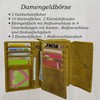 flevado Exclusive Women's Leather Wallet German Design Suede Wallet (Light