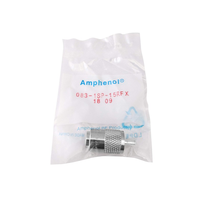 Amphenol PL259 Coax Connectors Male UHF Solder Plug 83-1SP-15RFX (2